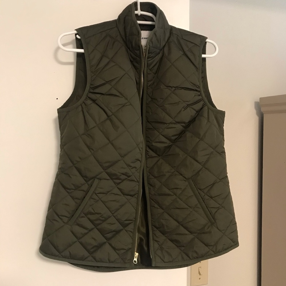 Green Quilted Vest
